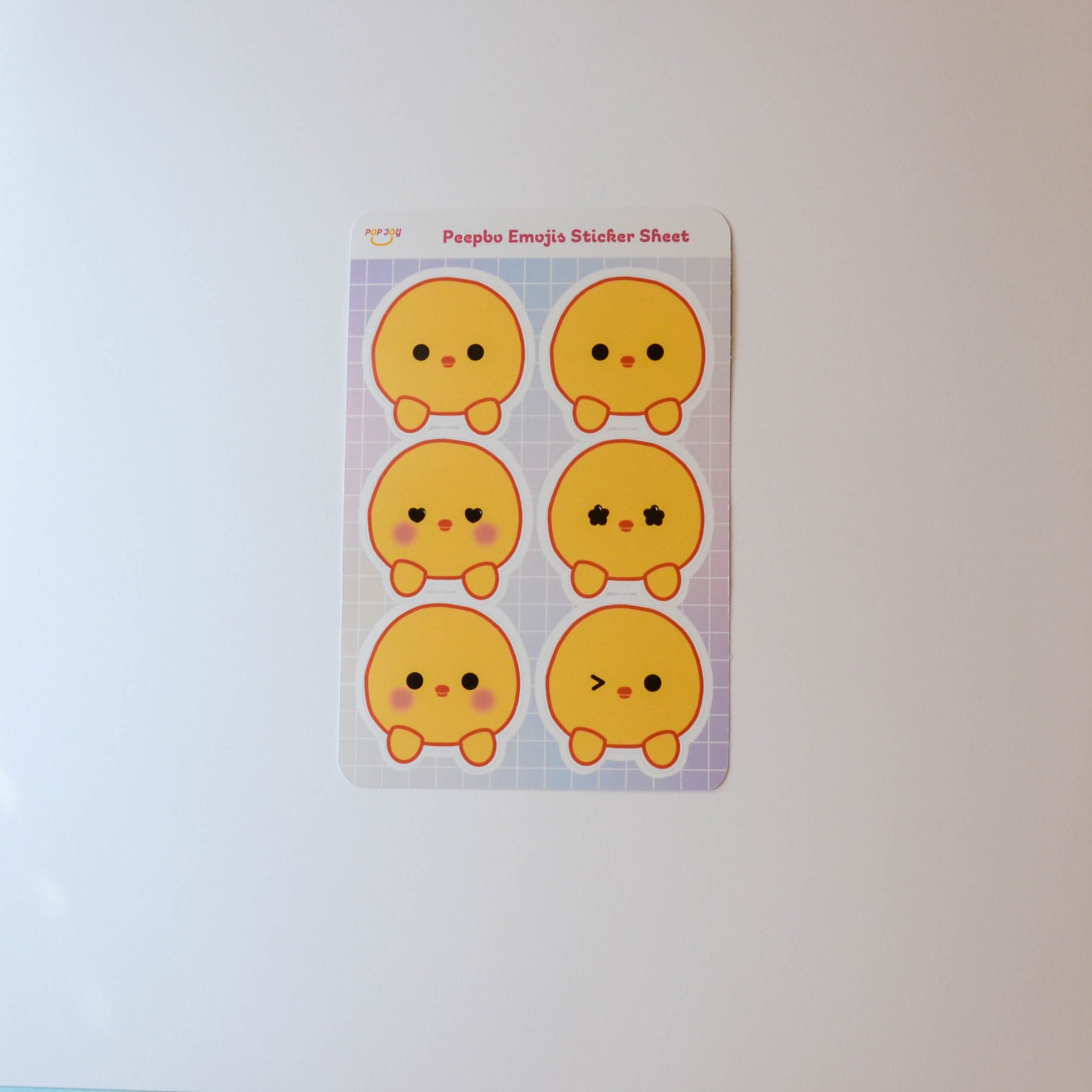 Peepbo Emojis Sticker Sheet