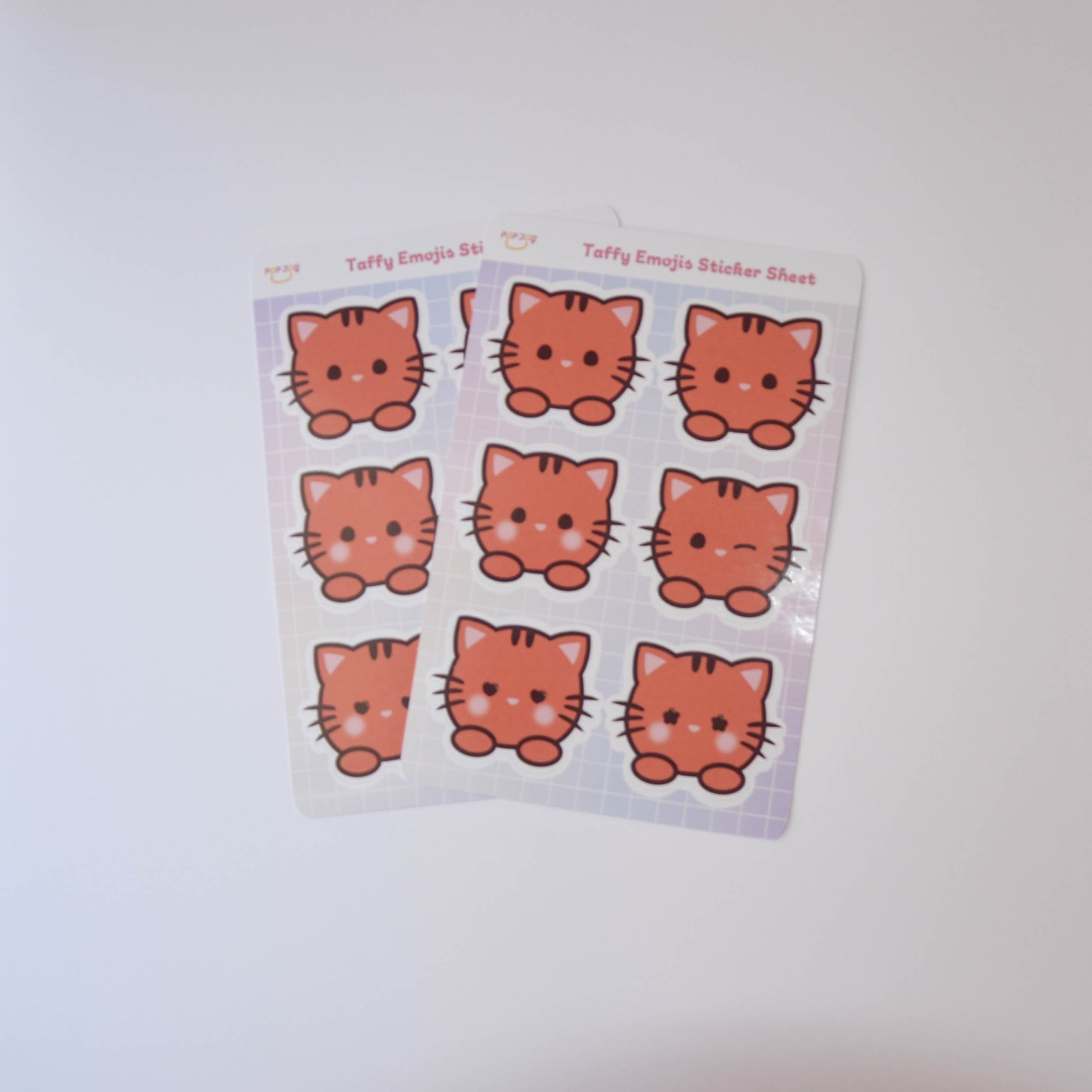 2 Taffy Emojis Sticker Sheets